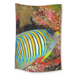 Regal Angelfish Large Tapestry by trendistuff