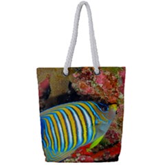 Regal Angelfish Full Print Rope Handle Tote (small) by trendistuff