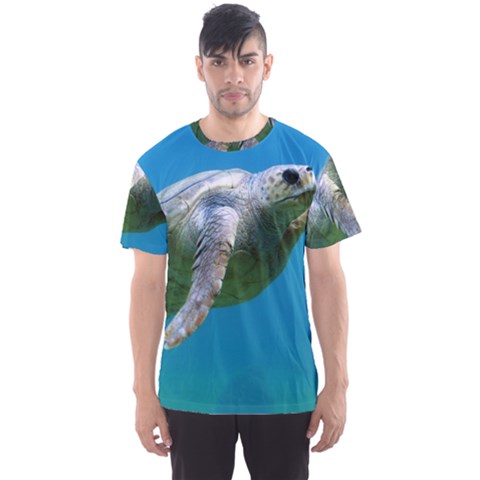 Sea Turtle 2 Men s Sports Mesh Tee by trendistuff