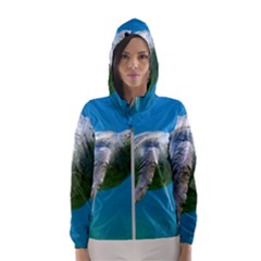 Sea Turtle 2 Hooded Wind Breaker (women) by trendistuff