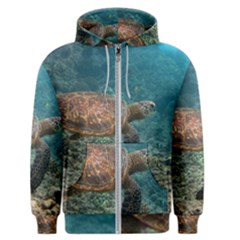 Sea Turtle 3 Men s Zipper Hoodie by trendistuff