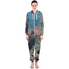 Sea Turtle 3 Hooded Jumpsuit (ladies)  by trendistuff