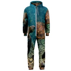 Sea Turtle 3 Hooded Jumpsuit (men)  by trendistuff