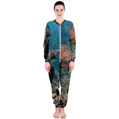 Sea Turtle 3 Onepiece Jumpsuit (ladies)  by trendistuff