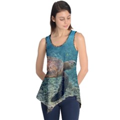 Sea Turtle 3 Sleeveless Tunic by trendistuff