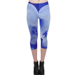 Spotted Jellyfish Capri Leggings  by trendistuff