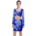 SPOTTED JELLYFISH Long Sleeve Crop Top & Bodycon Skirt Set View1