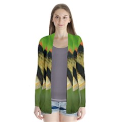 Tiger Barb Drape Collar Cardigan by trendistuff