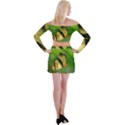 TIGER BARB Off Shoulder Top with Mini Skirt Set View2