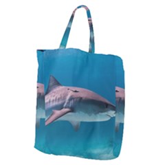 Tiger Shark 1 Giant Grocery Zipper Tote by trendistuff