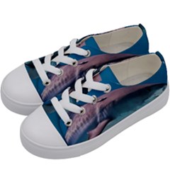 Tiger Shark 1 Kids  Low Top Canvas Sneakers by trendistuff