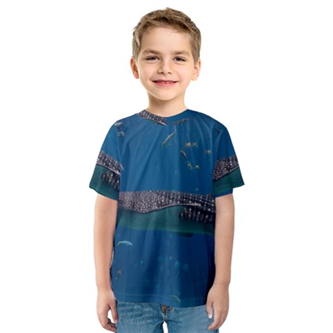 Whale Shark 1 Kids  Sport Mesh Tee by trendistuff