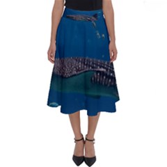 Whale Shark 1 Perfect Length Midi Skirt by trendistuff