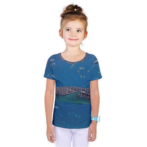 Whale Shark 1 Kids  One Piece Tee by trendistuff