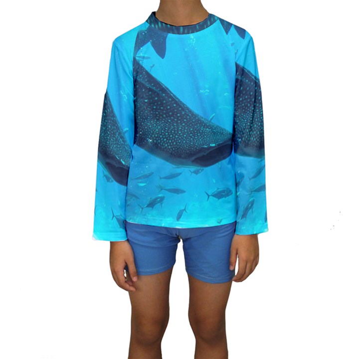 WHALE SHARK 2 Kids  Long Sleeve Swimwear