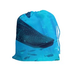 Whale Shark 2 Drawstring Pouches (extra Large) by trendistuff