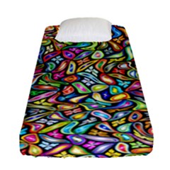 Artwork By Patrick-colorful-6 Fitted Sheet (single Size) by ArtworkByPatrick