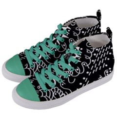 Chicken Hawk Invert Women s Mid-top Canvas Sneakers by MRTACPANS