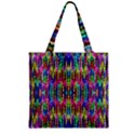 COLORFUL-7 Zipper Grocery Tote Bag View2