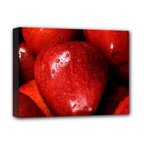 Apples 1 Deluxe Canvas 16  X 12   by trendistuff