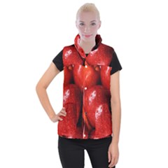 Apples 1 Women s Button Up Vest