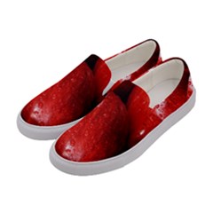 Apples 1 Women s Canvas Slip Ons by trendistuff