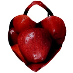 Apples 1 Giant Heart Shaped Tote