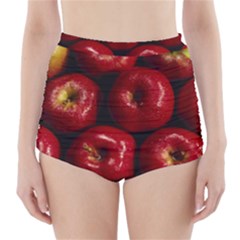 Apples 2 High-waisted Bikini Bottoms by trendistuff