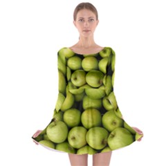 APPLES 3 Long Sleeve Skater Dress