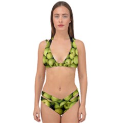 APPLES 3 Double Strap Halter Bikini Set