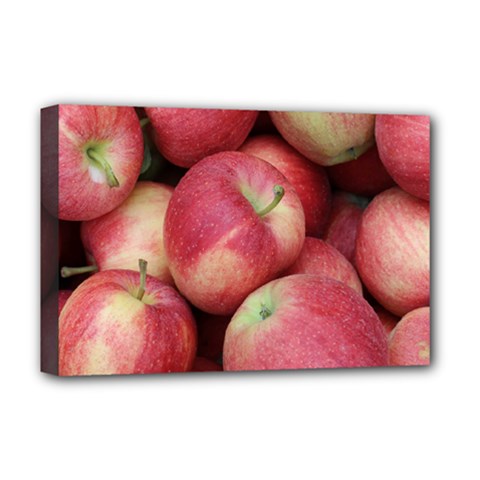 Apples 5 Deluxe Canvas 18  X 12   by trendistuff