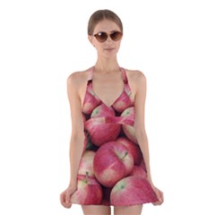 Apples 5 Halter Dress Swimsuit  by trendistuff