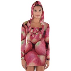 Apples 5 Long Sleeve Hooded T-shirt by trendistuff