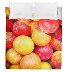 Apricots 1 Duvet Cover Double Side (queen Size) by trendistuff