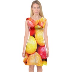 Apricots 1 Capsleeve Midi Dress by trendistuff