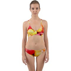 Apricots 1 Wrap Around Bikini Set by trendistuff