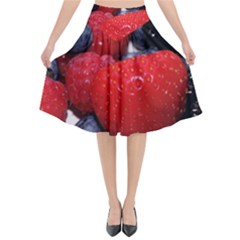 Berries 1 Flared Midi Skirt by trendistuff