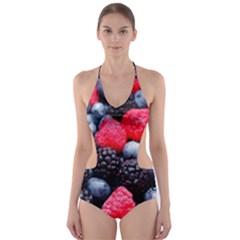 Berries 2 Cut-out One Piece Swimsuit by trendistuff