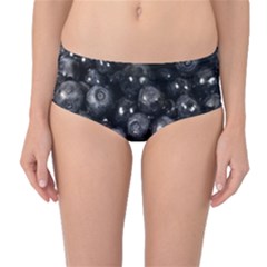 Blueberries 1 Mid-waist Bikini Bottoms by trendistuff