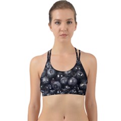 Blueberries 1 Back Web Sports Bra by trendistuff