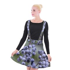 Blueberries 2 Suspender Skater Skirt by trendistuff