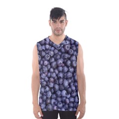 Blueberries 3 Men s Basketball Tank Top by trendistuff