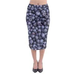 Blueberries 3 Midi Pencil Skirt by trendistuff