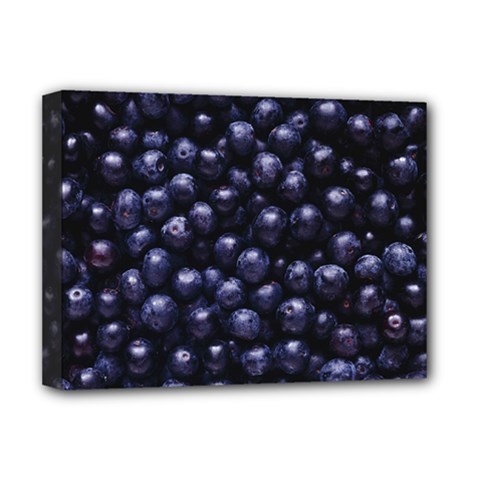 Blueberries 4 Deluxe Canvas 16  X 12   by trendistuff