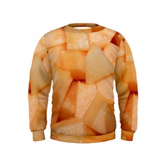 Cantaloupe Kids  Sweatshirt by trendistuff