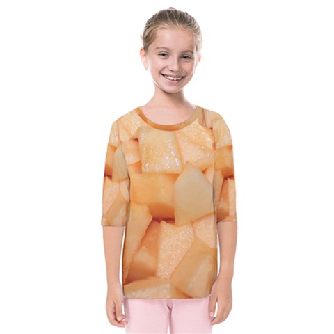 Cantaloupe Kids  Quarter Sleeve Raglan Tee by trendistuff