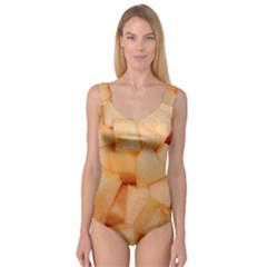 Cantaloupe Princess Tank Leotard  by trendistuff