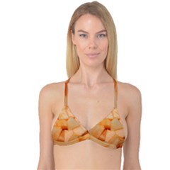 Cantaloupe Reversible Tri Bikini Top by trendistuff