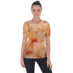 Cantaloupe Short Sleeve Top by trendistuff