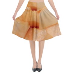 Cantaloupe Flared Midi Skirt by trendistuff